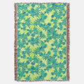 Panananas Camo Hawaiian Throw Blanket Deken (Voorkant Verticaal)