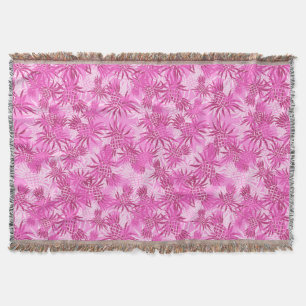 Panananas Camo Hawaiian Throw Blanket Deken
