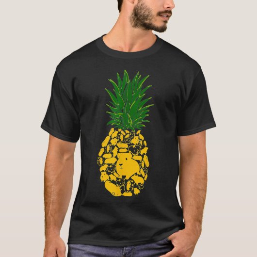 Panananas Guinee Pigs Pananas Shape Guinee Pig L T-shirt (Voorkant)