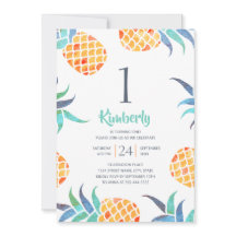 Panananas van de tropische zomer 1e verjaardag