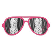 Panananasseizoenen van tropische vruchten: zonnebr aviator zonnebril (Voorkant)