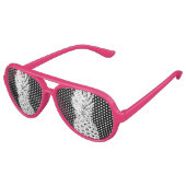 Panananasseizoenen van tropische vruchten: zonnebr aviator zonnebril (Gekanteld)