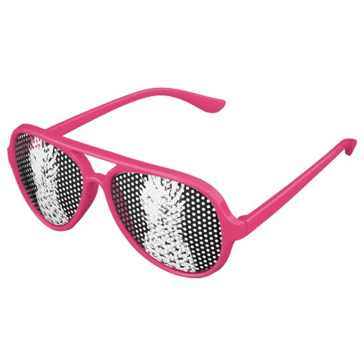 Panananasseizoenen van tropische vruchten: zonnebr aviator zonnebril (Gekanteld)