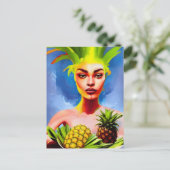 Pananapple Goddess Briefkaart (Staand voorkant)
