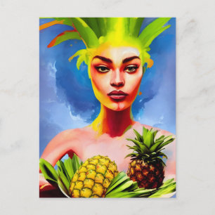 Pananapple Goddess Briefkaart