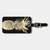 Pananas Tropical Gold Bagagelabel (Voorkant horizontaal)