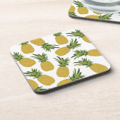 Pananas Tropisch fruitpatroon Bier Onderzetter (Linkerzijde)