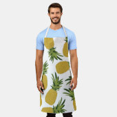 Pananas Tropisch fruitpatroon Schort (Gedragen)