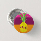 Pananassekortel Kind Birthday Summer Ronde Button 3,2 Cm (Voorkant /achterkant)