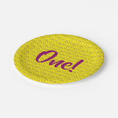 Pananassekrucht Zomer 1e verjaardag Thema anananie Papieren Bordje (Gekanteld)