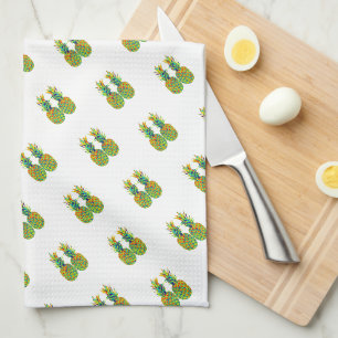 Pananasselpatroon CUTE Paar Theedoek