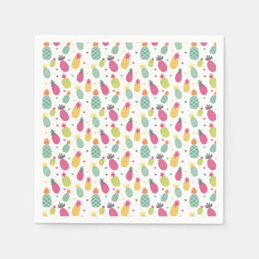 Pananassenpatroon vun servet (Voorkant)