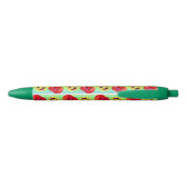Pananassenpen Happy Apple Smile Motivation Fun Zwarte Inkt Pen (Achterkant)
