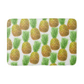 Pananassispatroon waterverf badmat (Voorkant)