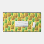Pananassispatroon waterverf bureaumat (Keyboard & Muis)