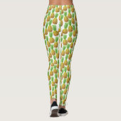 Pananassispatroon waterverf leggings (Achterkant)