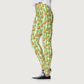 Pananassispatroon waterverf leggings (Links)