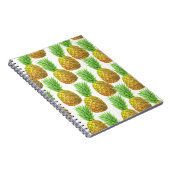 Pananassispatroon waterverf notitieboek (Rechterzijde)