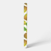 Pananassispatroon waterverf samsung galaxy hoesje (Linkerkant)