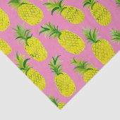 PananasslePartij Waterverf Roze Groen Gift Tissuepapier (Detail)