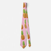Pananassolkoel patroon stropdas (Voorkant)