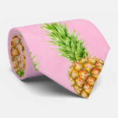 Pananassolkoel patroon stropdas (Opgerold)