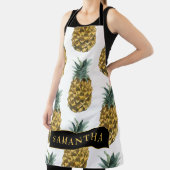 Pananassolpatroon met tropische Waterverf, met naa Schort (Insitu)