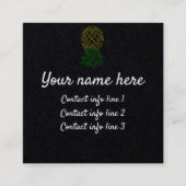 Pananekwinger-oproepkaart Vierkante Visitekaartje (Voorkant)