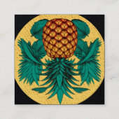 Pananekwinger-oproepkaart Vierkante Visitekaartje (Achterkant)