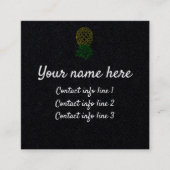 Pananekwinger-oproepkaart Vierkante Visitekaartje (Voorkant)