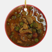 Panang Thai Curry [พ ะ แ ง] ... Thailand Street Fo Keramisch Ornament (Achterkant)