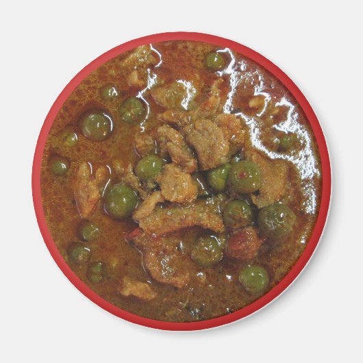 Panang Thai Curry [พ ะ แ ง] ... Thailand Street Fo Magneet (Voorkant)