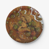 Panang Thai Curry [พ ะ แ ง] ... Thailand Street Fo Papieren Bordje (Voorkant)