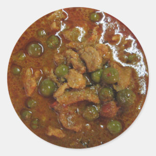 Panang Thai Curry [พ ะ แ ง] ... Thailand Street Fo Ronde Sticker