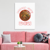 Panang Thai Curry ... Thailand Street Food Canvas Afdruk (Insitu (Woonkamer))