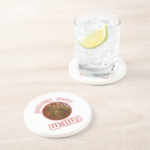 Panang Thai Curry ... Thailand Street Food Zandsteen Onderzetter