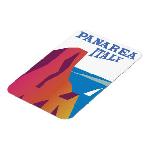 Panarea Italië vintage zeilreisposter Magneet