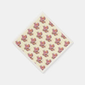  Panasje Bloeit Papier Servet (Hoek)