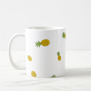 Panassel is een schattige naadloze patroonachtergr koffiemok