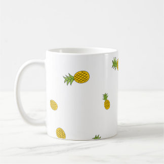 Panassel is een schattige naadloze patroonachtergr koffiemok