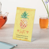 Panasselactivering WiFi Internet Password Island Reclamebord Met Voetstuk (Insitu)