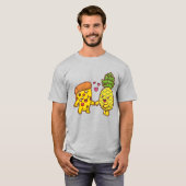 Panassische pizza mannen" t-shirt (Voorkant volledig)