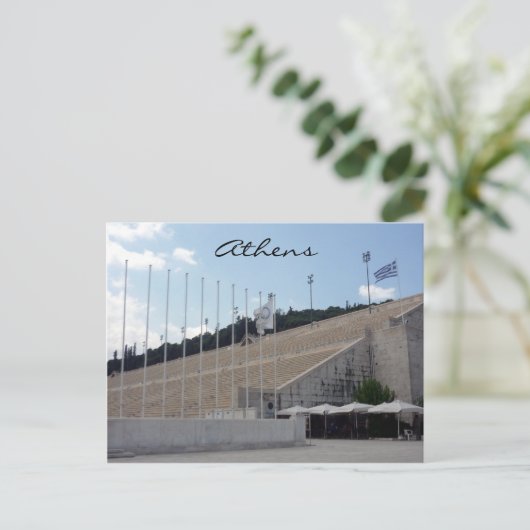 panathinaiko athene briefkaart (Staand voorkant)