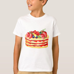Pancake aardbei t-shirt
