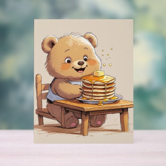 Pancake Bear Poster (Neutraal)