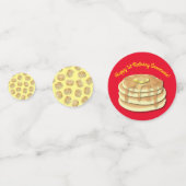Pancake Birthday Party Flapjack Cute Kinder Confetti (Voorkanten)