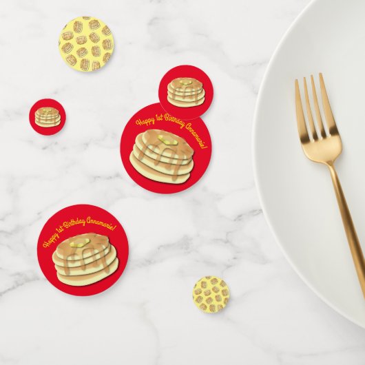 Pancake Birthday Party Flapjack Cute Kinder Confetti (Groep)