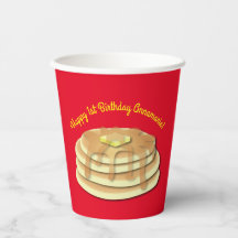 Pancake Birthday Party Flapjack Cute Kinder