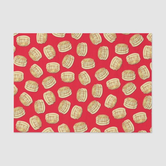 Pancake Birthday Party Flapjack Cute Kinder Tissuepapier (Voorkant)