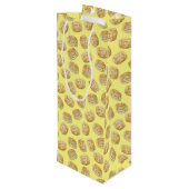 Pancake Birthday Party Flapjack Cute Kinder Wijn Cadeautas (Achterkant Gekanteld)